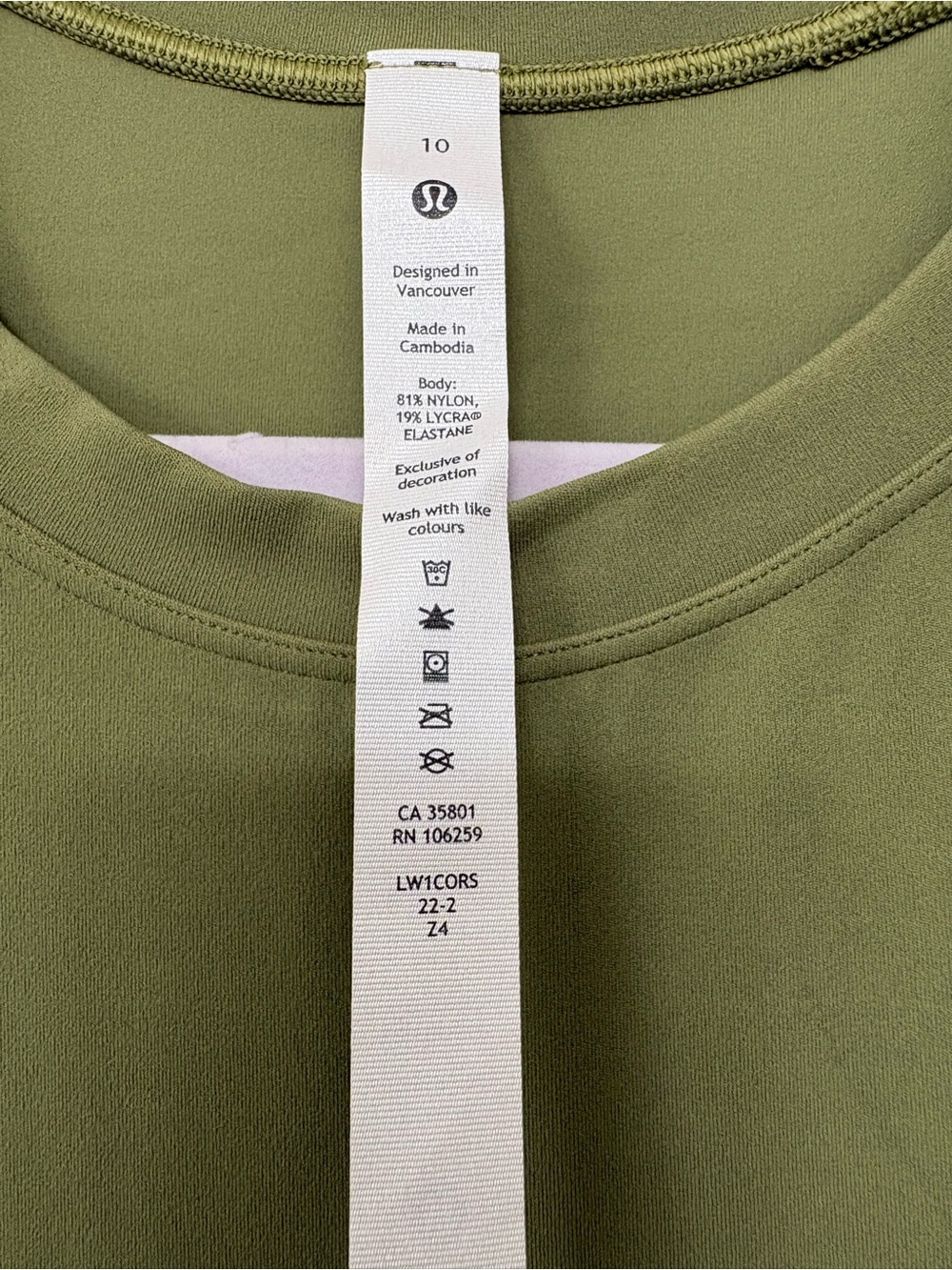 lululemon athletica Olive Green Sleeveless Midi Dress - Picture 3 of 4